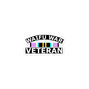 Waifu War Veteran Stickers